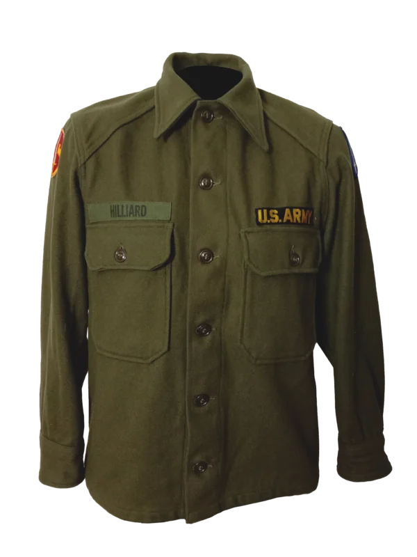 1 Camisa de lana pesada americana de la Guerra de Vietnam