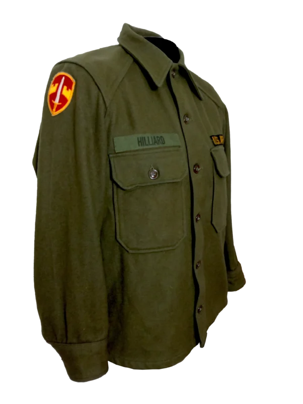 2 Camisa de lana pesada americana de la Guerra de Vietnam