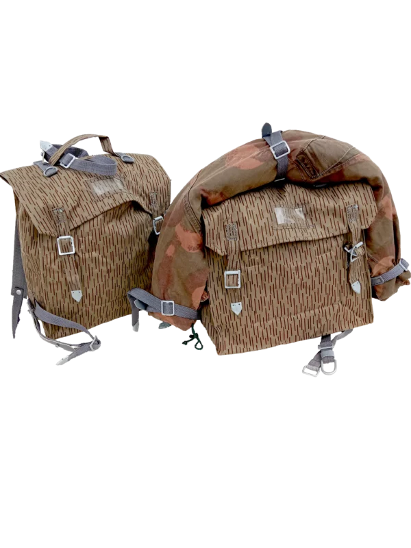 7 Morral de asalto de camuflaje Strichtarn de la Alemania Oriental