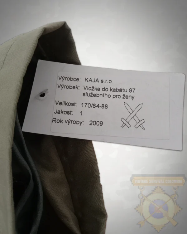 CZ6 Parka de oficial de la República Checa 2007