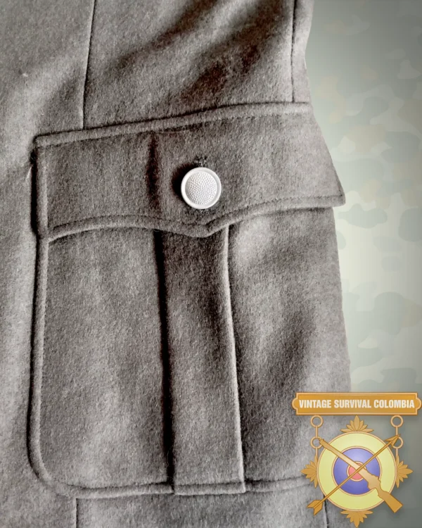 LANA 11 Chaqueta de lana de oficial de la Alemania Oriental