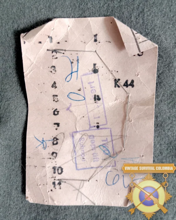 LANA 13 Chaqueta de lana de oficial de la Alemania Oriental