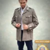 LANA 3 Chaqueta de lana de oficial de la Alemania Oriental