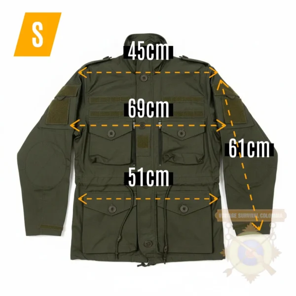 VDTAC1 MEASURES S Chaqueta táctica MOLLE TAC1 de Voodoo Tactical