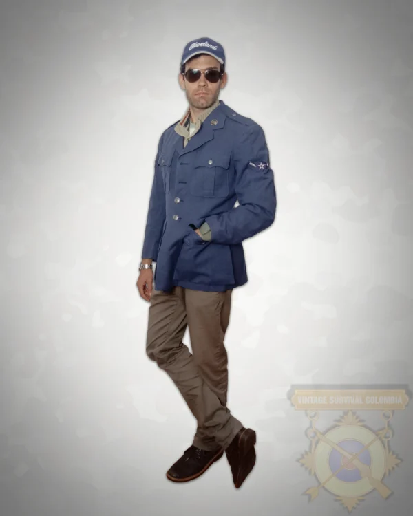 2 Chaqueta de lana de la US Air Force de aerotécnico 1950