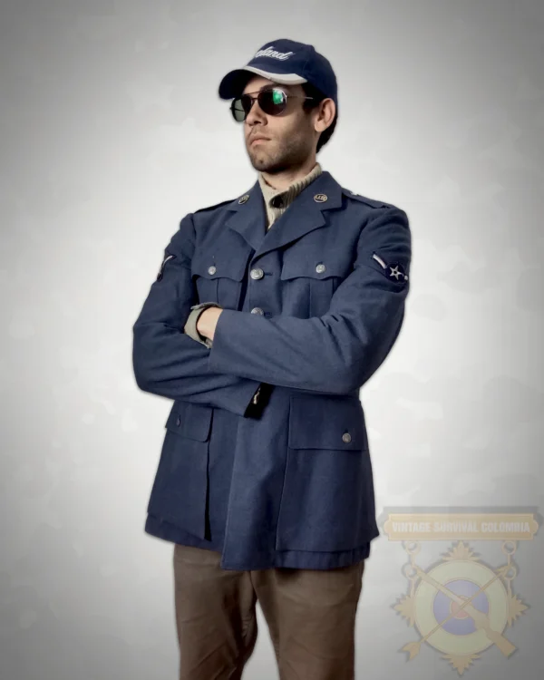 3 Chaqueta de lana de la US Air Force de aerotécnico 1950