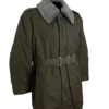 2 Parka rumana con cuello afelpado y aislante térmico removible
