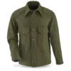 Camisa de lana americana de la Guerra de Vietnam