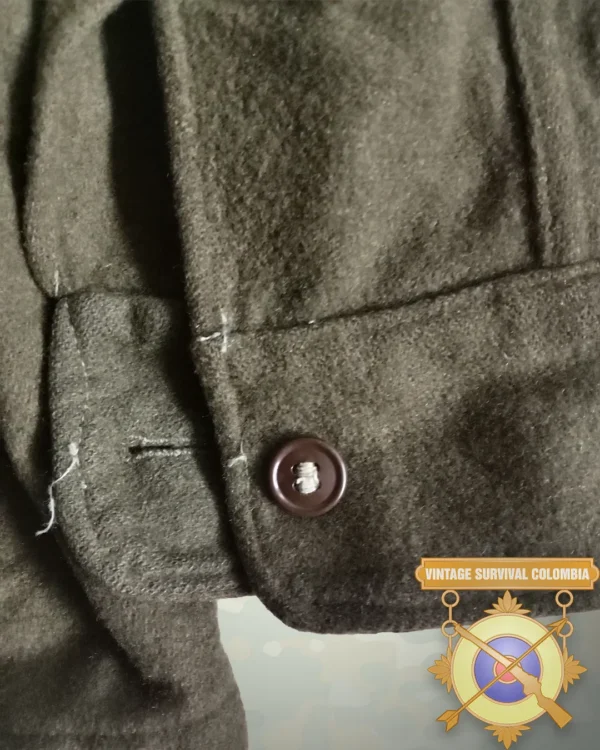 Camisa de lana americana de la Guerra de Vietnam