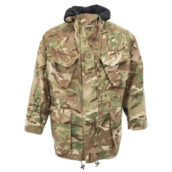 Chaqueta smock impermeable inglesa de camuflaje MTP