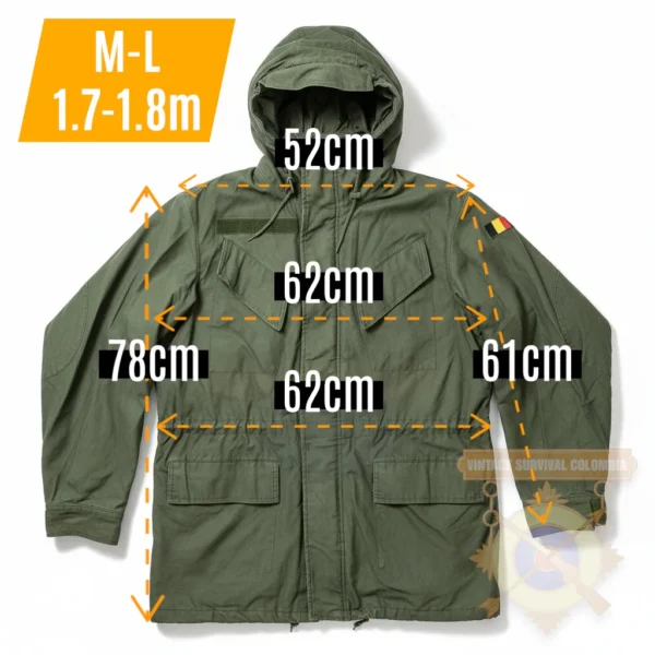 Chaqueta M88 de Bélgica