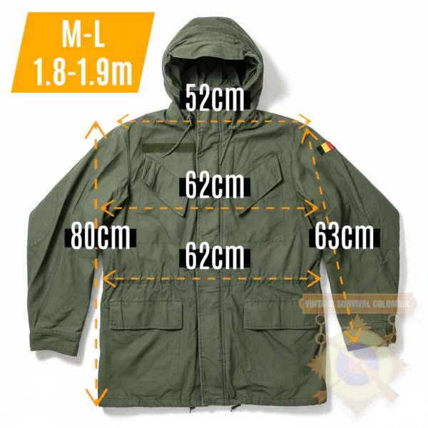 Chaqueta M88 de Bélgica