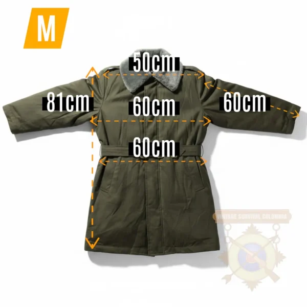 ROMANIAN M (1) Parka rumana con cuello afelpado y aislante térmico removible