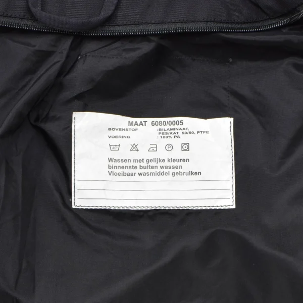 Parka impermeable del Ministerio de Defensa holandés