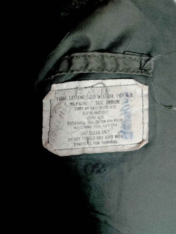 Parka N-3B US Coast Guard de 1984 por Avirex