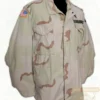 Chaqueta M-65 de camuflaje tricolor desértico de la Décima División de Infantería de Montaña.