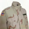 Chaqueta M-65 de camuflaje tricolor desértico de la Décima División de Infantería de Montaña.
