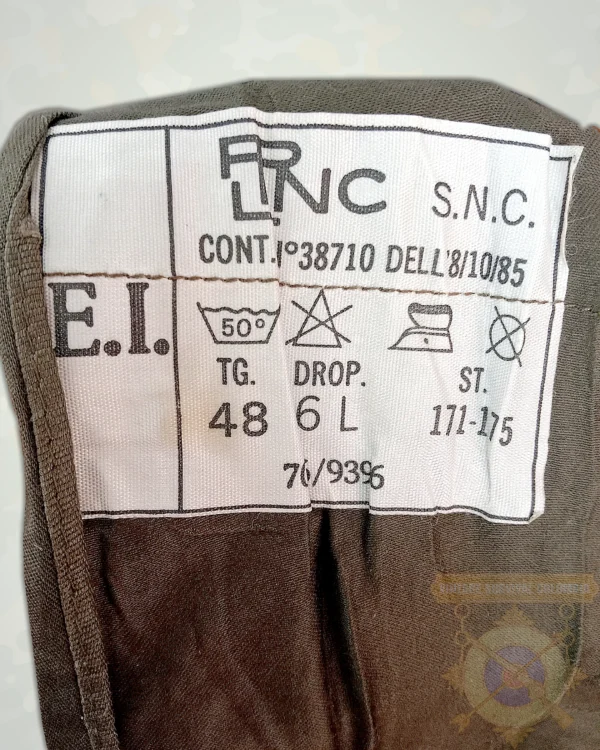 11 Chaqueta italiana del uniforme Roma-85 de tres bolsillos