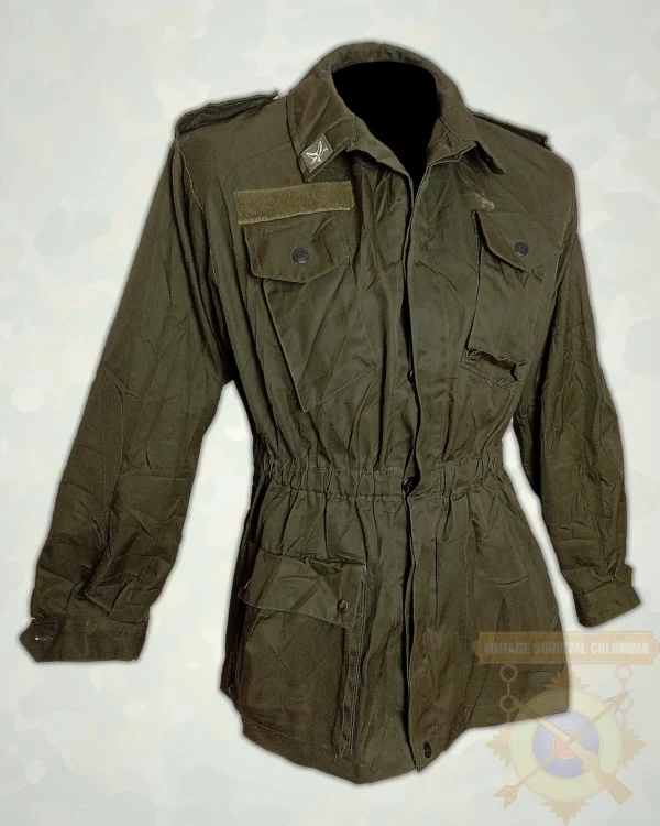 2 Chaqueta italiana del uniforme Roma-85 de tres bolsillos