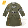 Gabán militar de 1944 para oficiales de Estados Unidos del período de la Segunda Guerra Mundial