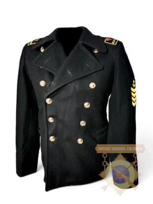 Abrigo Peacoat de suboficial la naval soviética de la URSS
