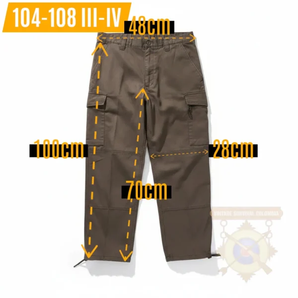 KAZ03 PANTS 104108 III IV Pantalones austriacos KAZ.03