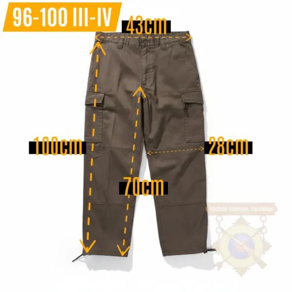 KAZ03 PANTS 96100 III IV Pantalones austriacos KAZ.03